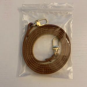 - New 100% Leather Strap Replacement Crossbody